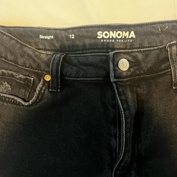 Black Straight leg jeans - Picture 2 of 5